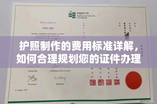 益阳护照制作的费用标准详解，如何合理规划您的证件办理预算
